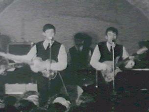 First filming of The Beatles live at the Cavern Club