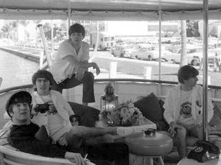 Miami, Florida, USA (The Beatles wearing `Submarine Race Watching' sweatshirts)