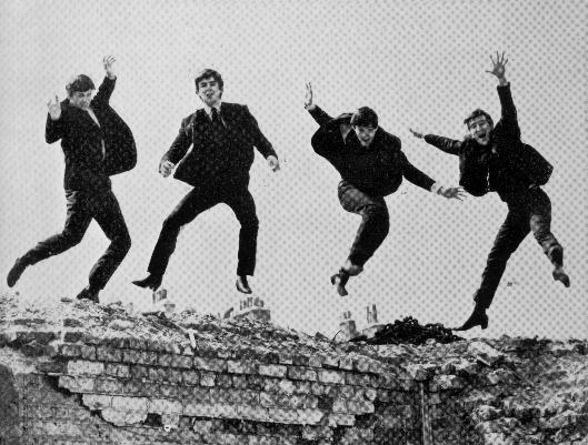The Beatles on Euston Road