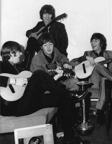 The Beatles at Neil and Mal's London flat