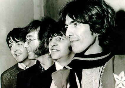 Filming for `Lady Madonna' clip
