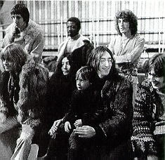 Filming `Rock and Roll Circus'.