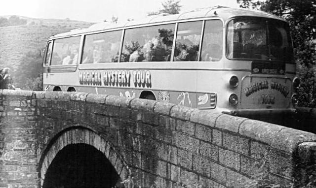 The bus from the Magical Mystery Tour