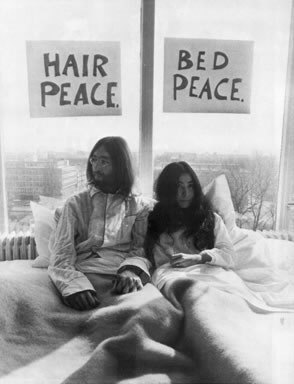 John Lennon and Yoko Ono