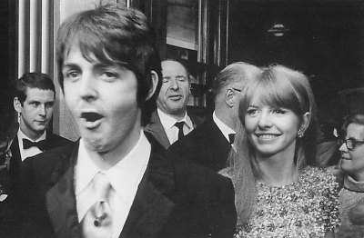 Paul and Jane Asher for the premiere of How I Won The War