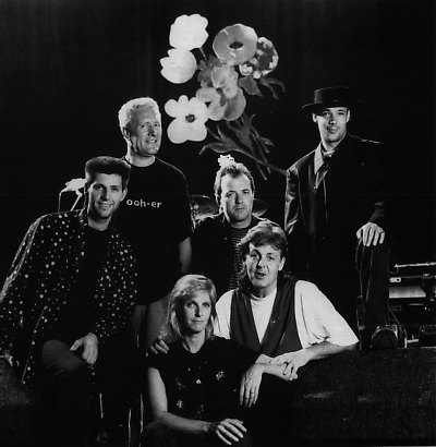 Paul's band in 1989: Chris Whitten (drums)