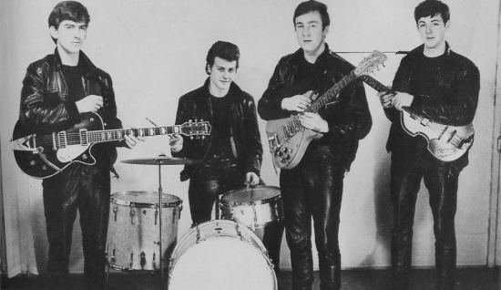 One of the advertisement photos ordered by Esptein in December 1961