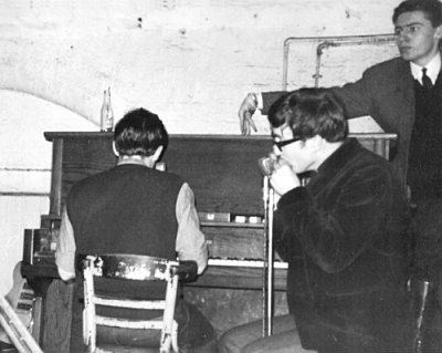 Paul (piano) and John at the Cavern Club