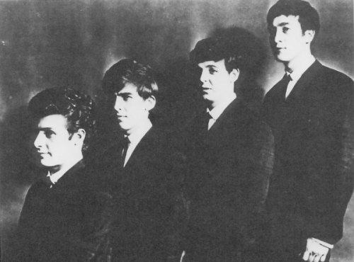 One of the last shots of the Beatles with Pete Best