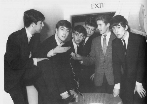 Interview of the Beatles before they go on stage