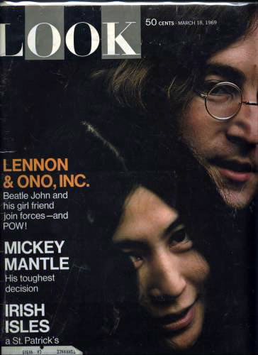 Contains seven page spread on John Lennon and Yoko Ono