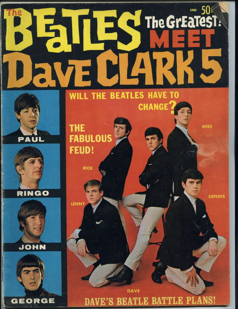 The Beatles Meet the Dave Clark Five Magazine published by Kahn Communications Corporation in 1964
