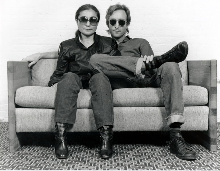 John Lennon and Yoko Onon