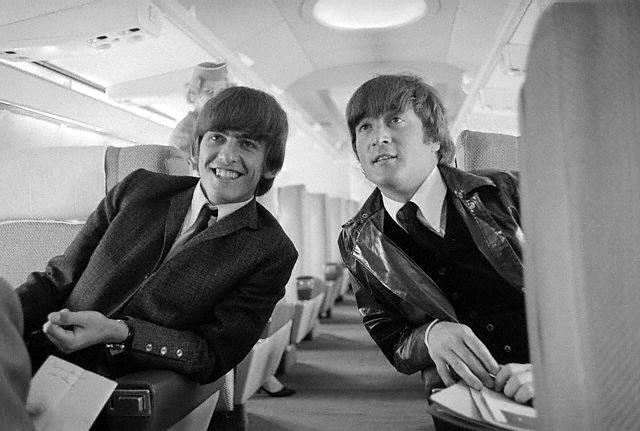 George and John arriving from Tahiti
