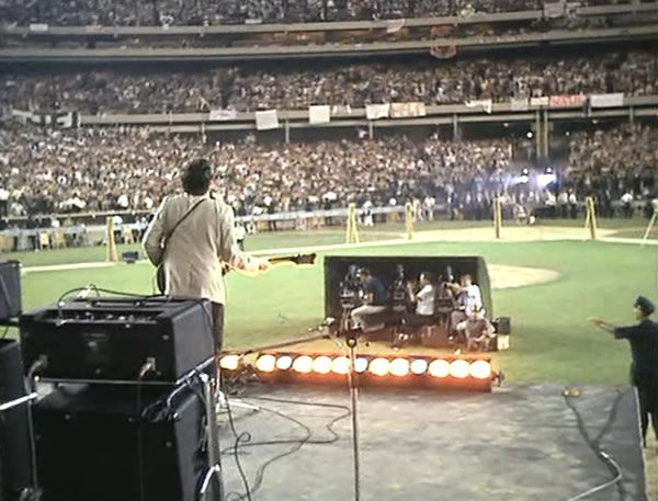 At the Shea stadium