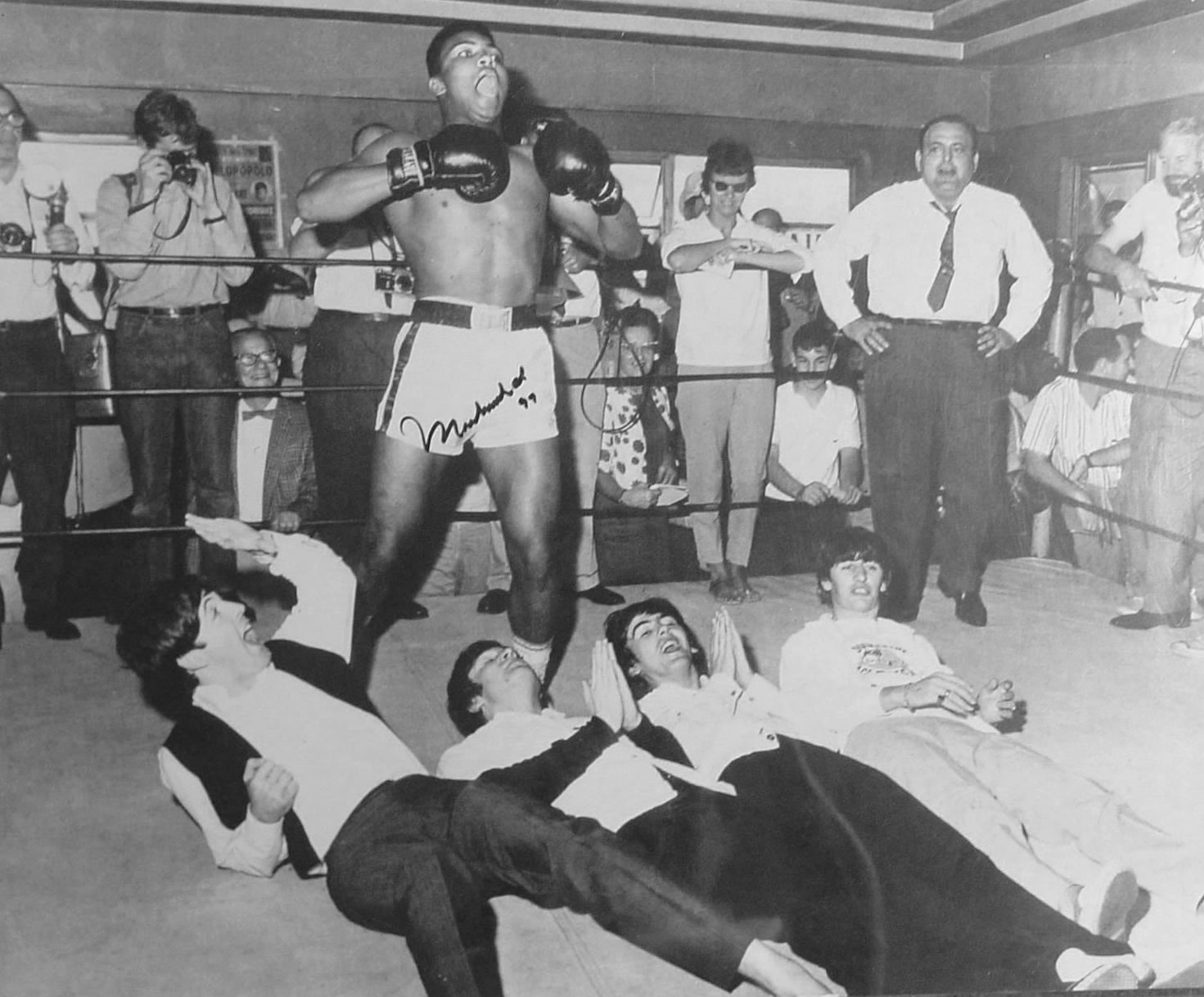 The Beatles and Muhammad Ali (Cassius Clay)